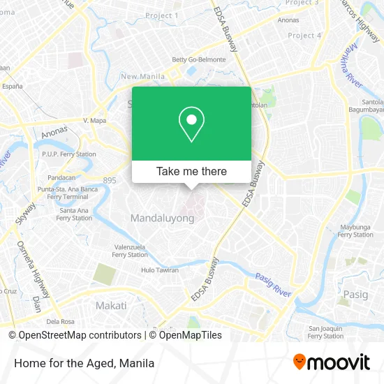 Home for the Aged map