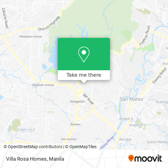 Villa Rosa Homes map