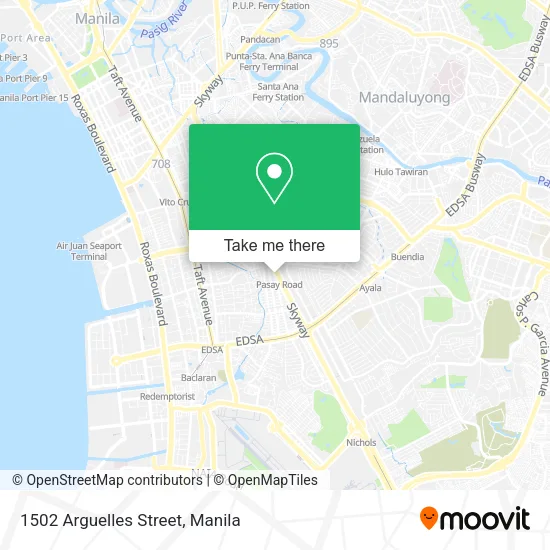 1502 Arguelles Street map