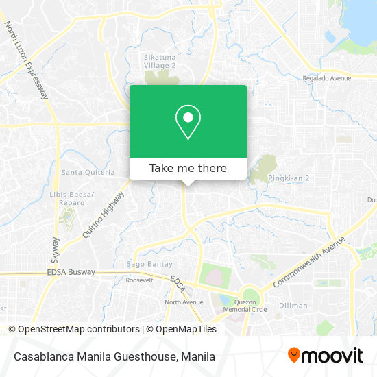 Casablanca Manila Guesthouse map