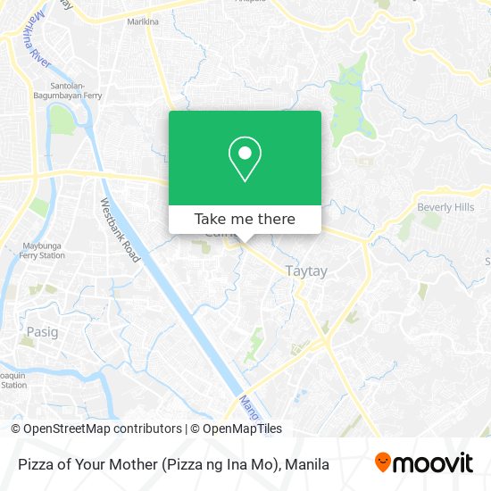 Pizza of Your Mother (Pizza ng Ina Mo) map
