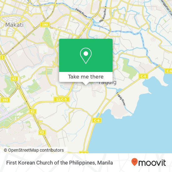 First Korean Church of the Philippines map
