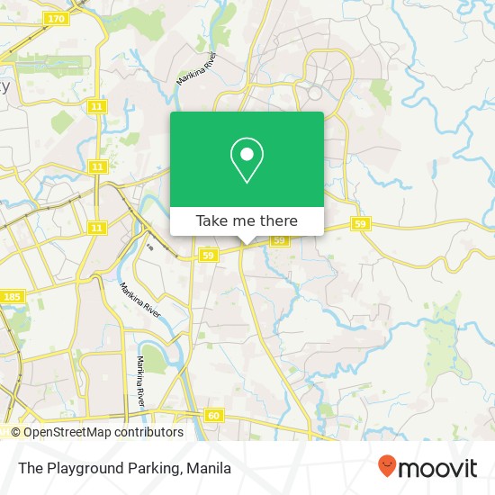 The Playground Parking map
