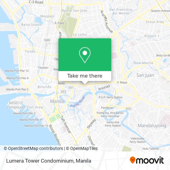 Lumera Tower Condominium map