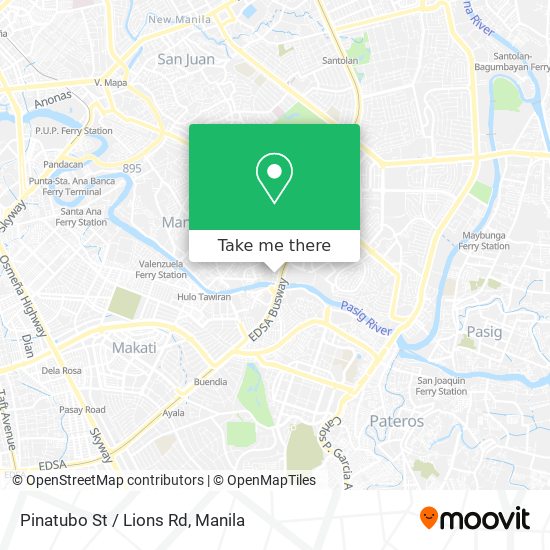 Pinatubo St / Lions Rd map