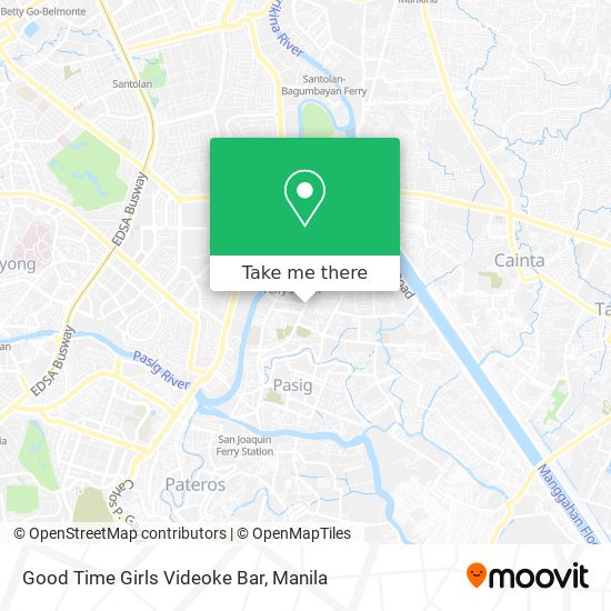 Good Time Girls Videoke Bar map