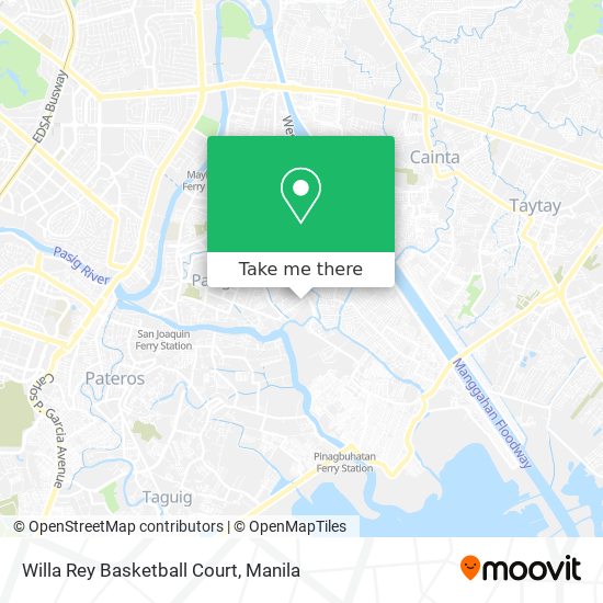 Willa Rey Basketball Court map