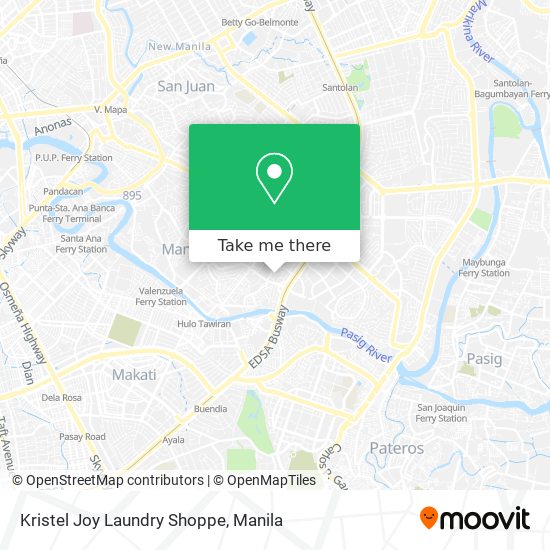 Kristel Joy Laundry Shoppe map