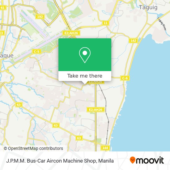 J.P.M.M. Bus-Car Aircon Machine Shop map
