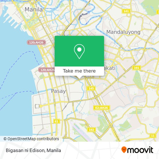 Bigasan ni Edison map