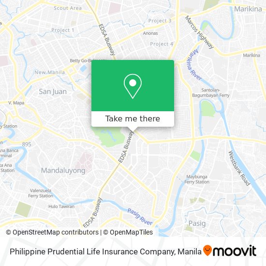 Philippine Prudential Life Insurance Company map