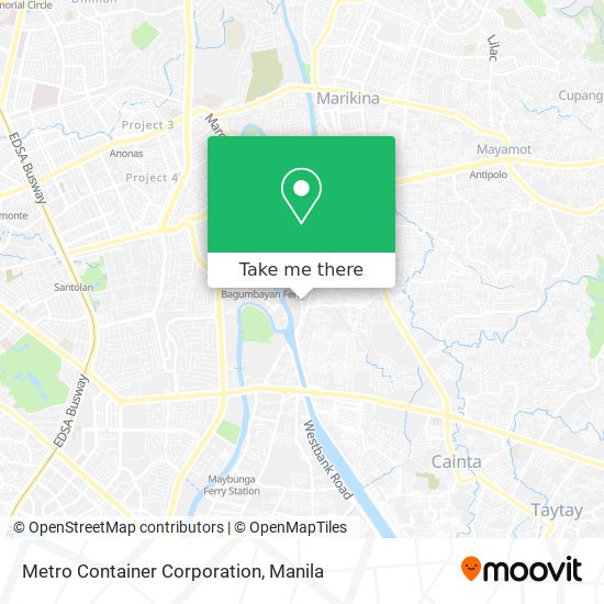 Metro Container Corporation map