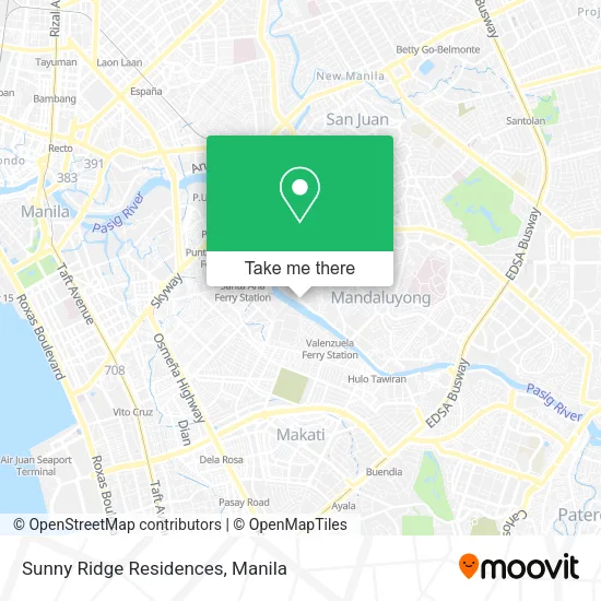Sunny Ridge Residences map