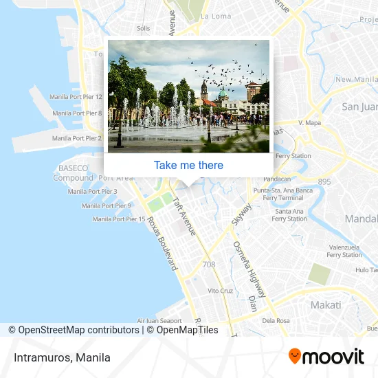 Intramuros map