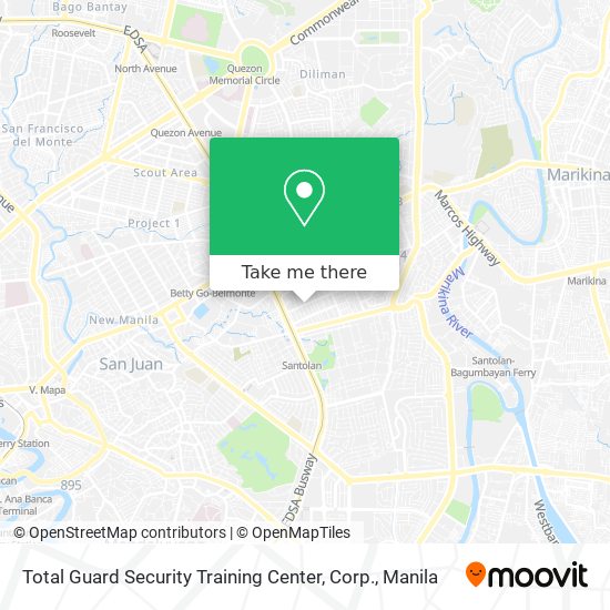 Total Guard Security Training Center, Corp. map