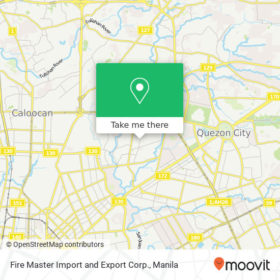 Fire Master Import and Export Corp. map