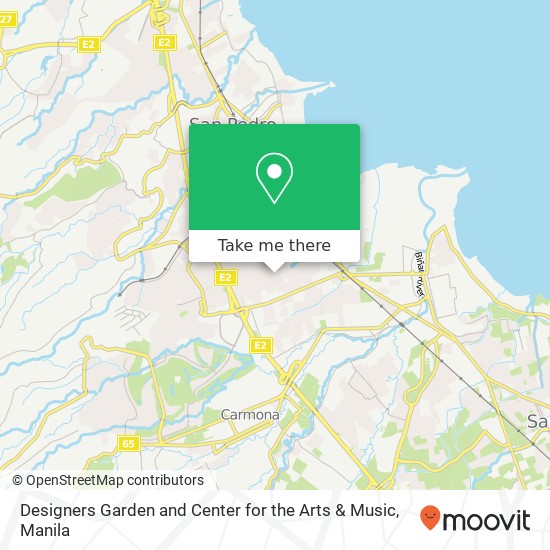 Designers Garden and Center for the Arts & Music map
