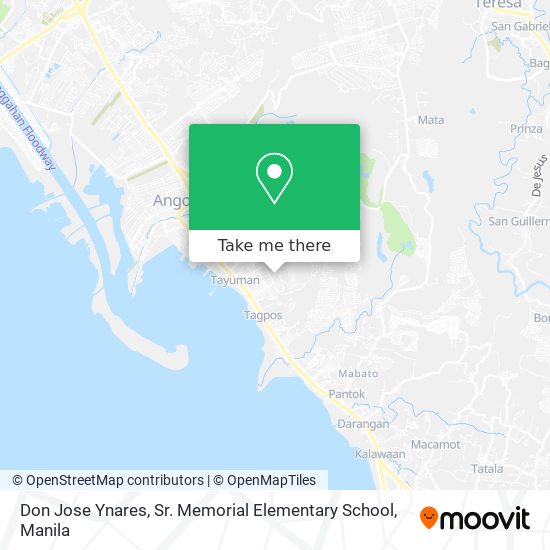 Don Jose Ynares, Sr. Memorial Elementary School map