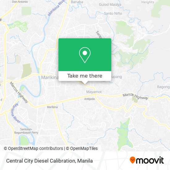 Central City Diesel Calibration map