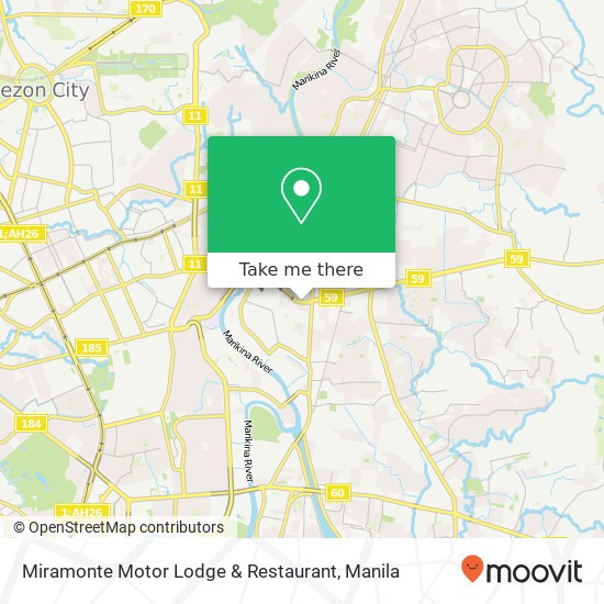 Miramonte Motor Lodge & Restaurant map