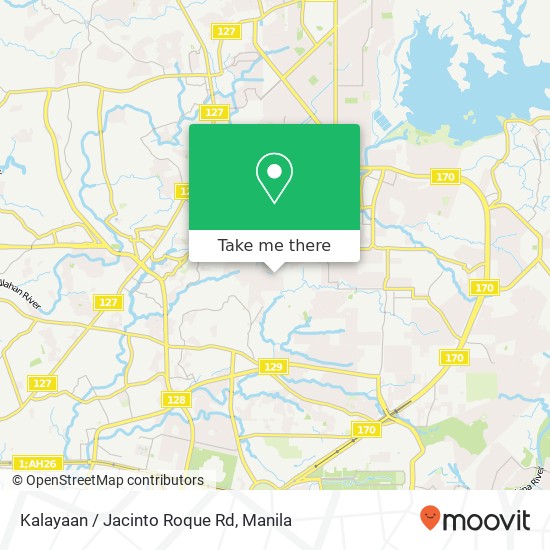 Kalayaan / Jacinto Roque Rd map