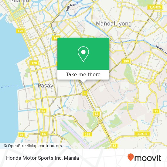 Honda Motor Sports Inc map