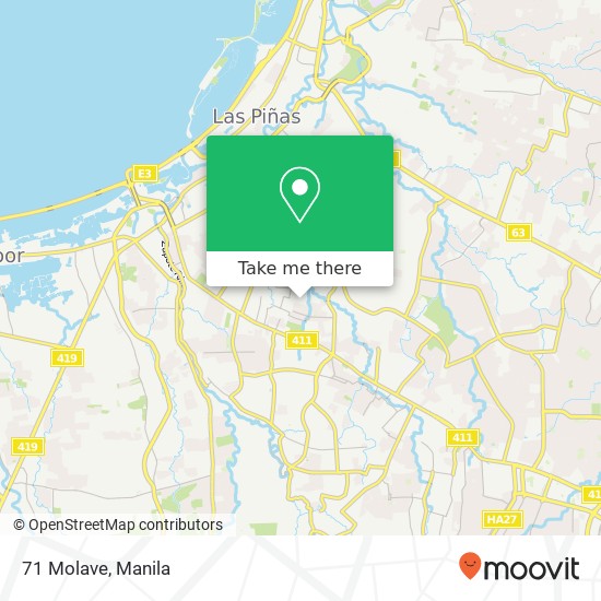71 Molave map