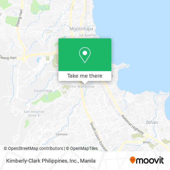 Kimberly-Clark Philippines, Inc. map