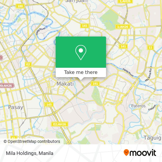 Mila Holdings map