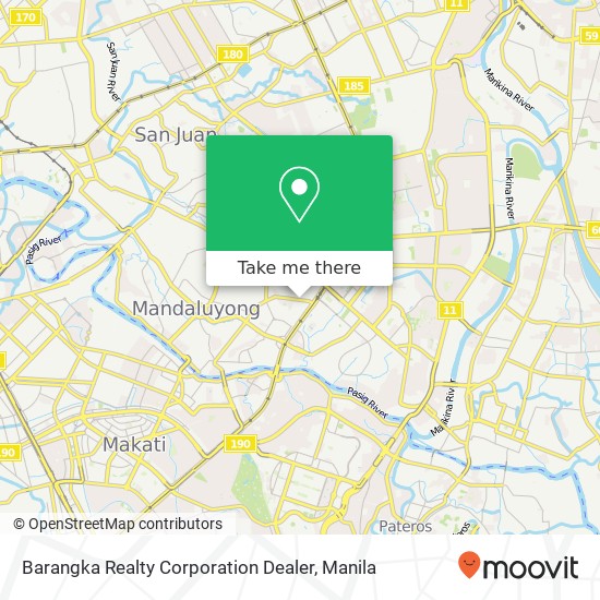 Barangka Realty Corporation Dealer map