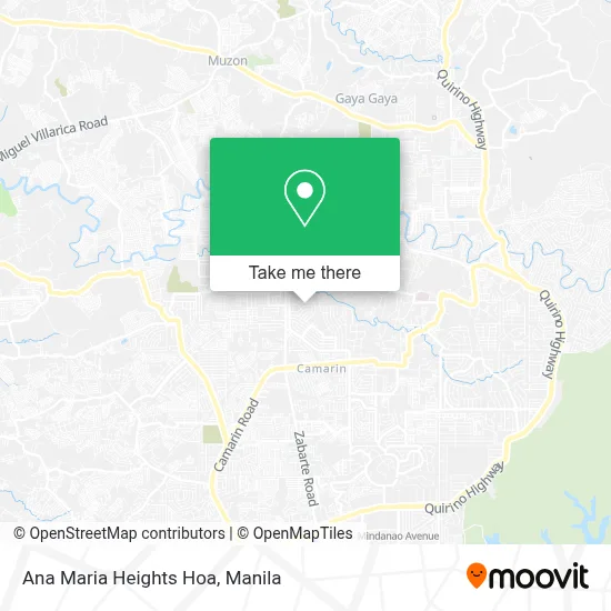 Ana Maria Heights Hoa map