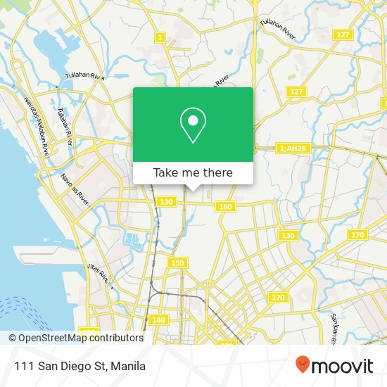 111 San Diego St map