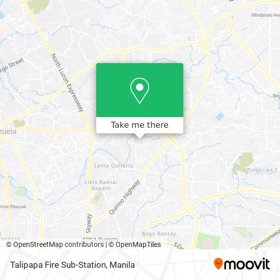 Talipapa Fire Sub-Station map