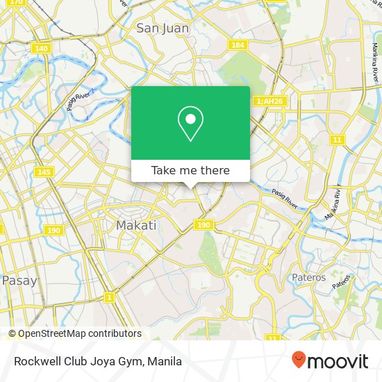 Rockwell Club Joya Gym map