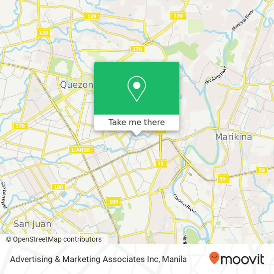 Advertising & Marketing Associates Inc map