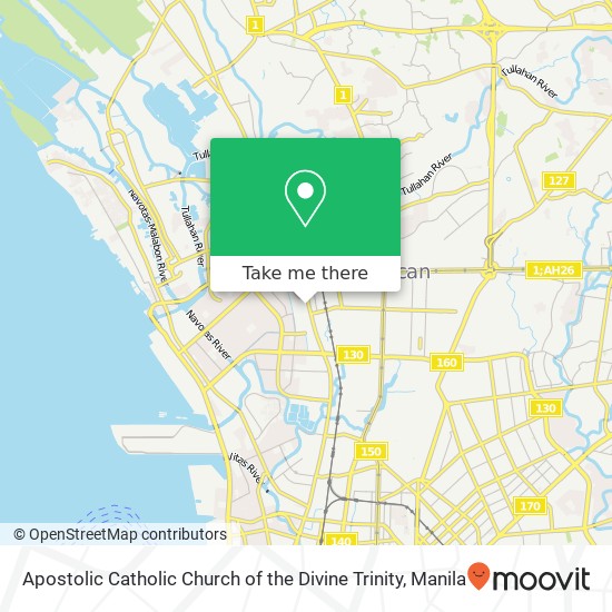 Apostolic Catholic Church of the Divine Trinity map