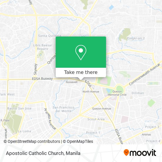 Apostolic Catholic Church map