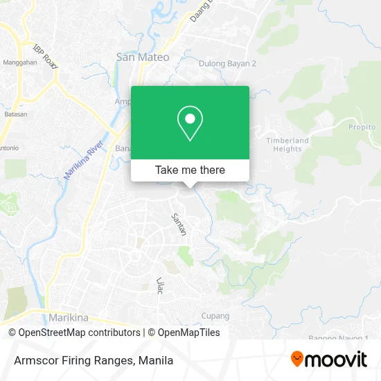 Armscor Firing Ranges map