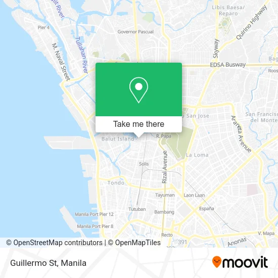 Guillermo St map