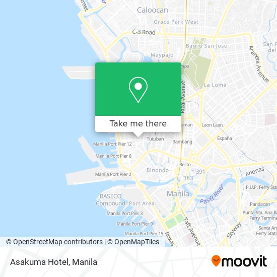 Asakuma Hotel map