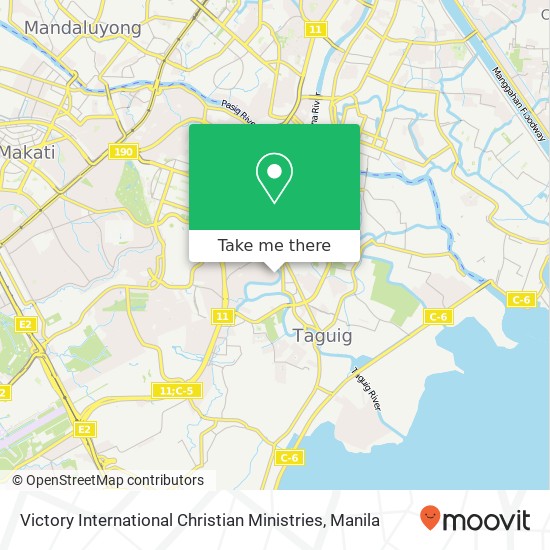 Victory International Christian Ministries map