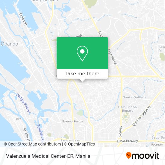 Valenzuela Medical Center-ER map