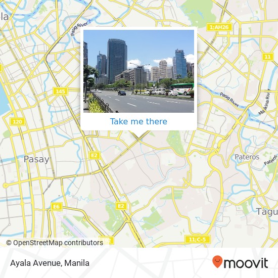 Ayala Avenue map