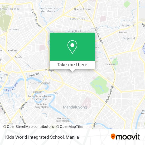 Kids World Integrated School map