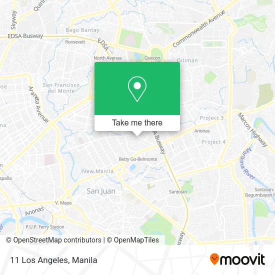 11 Los Angeles map