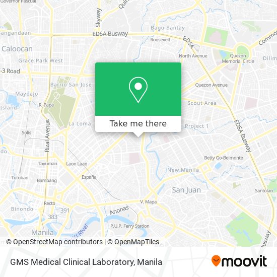 GMS Medical Clinical Laboratory map