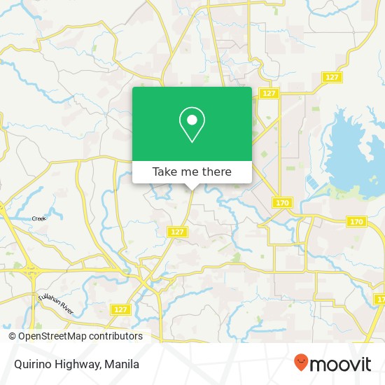Quirino Highway map