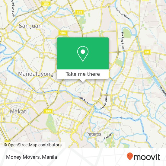Money Movers map