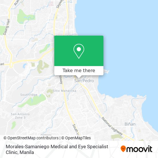 Morales-Samaniego Medical and Eye Specialist Clinic map