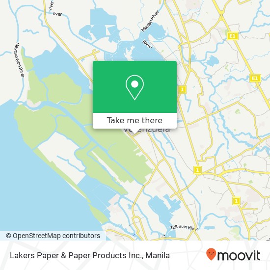 Lakers Paper & Paper Products Inc. map